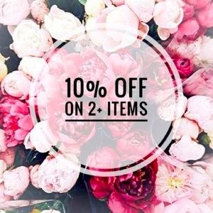 10% OFF 2+ ITEMS!